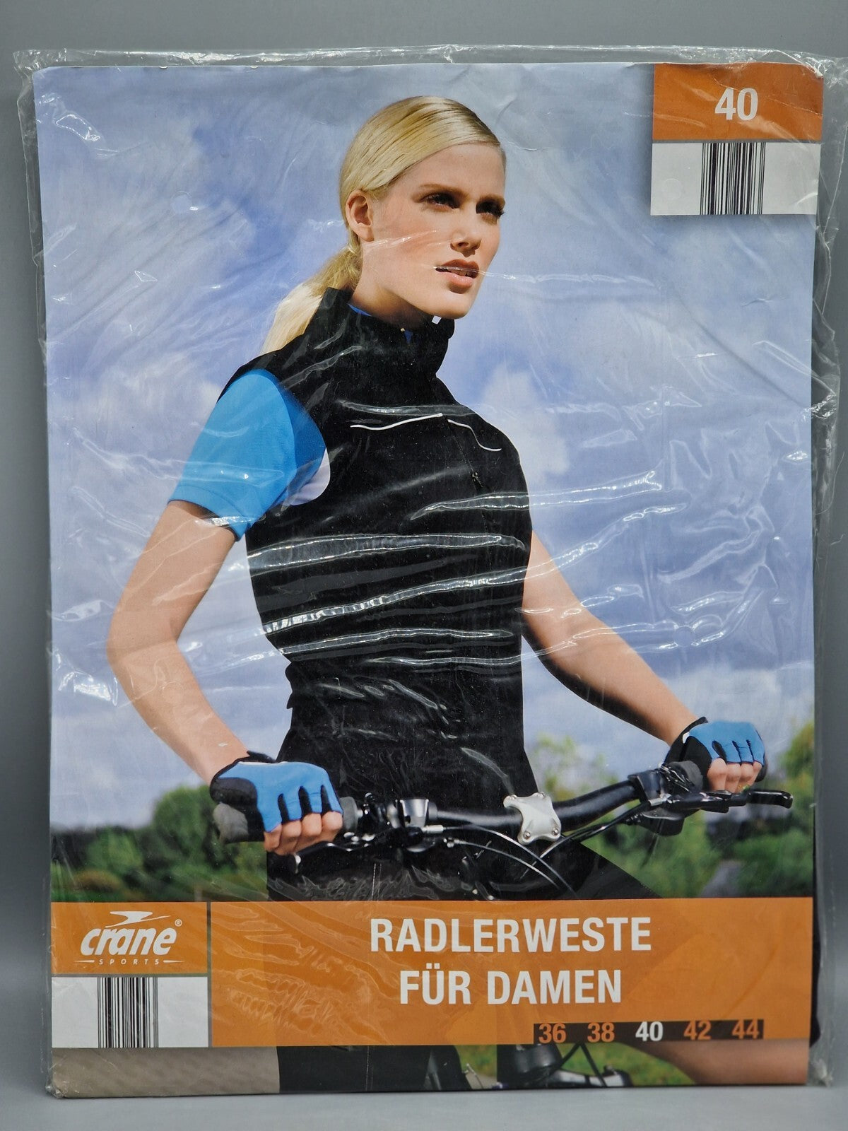 Crane Radlerweste für Damen, Größe 40